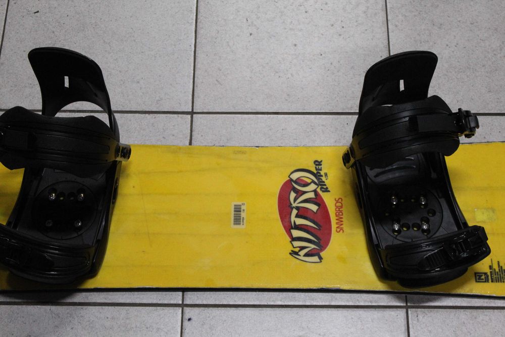 Deska Snowboard NITRO RIPPER 132 cm + Wiązania Nowe