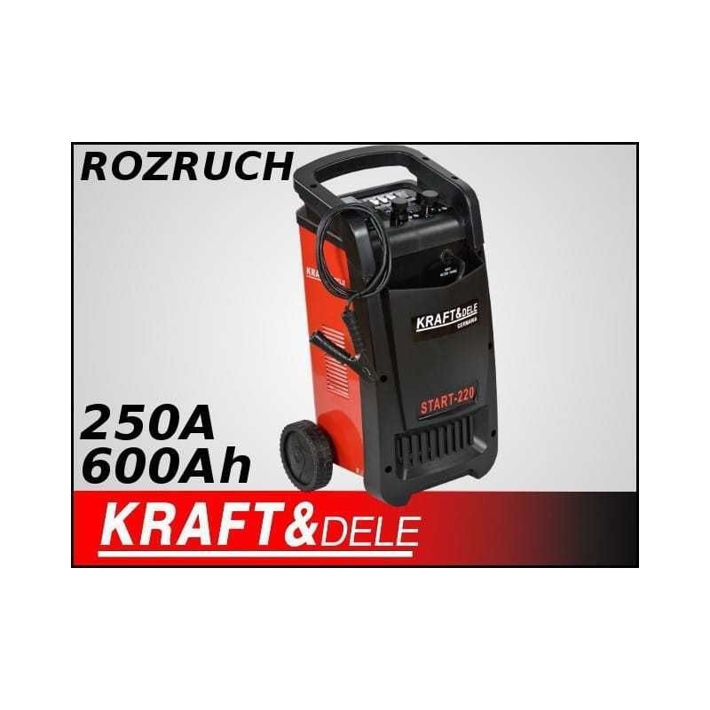 KRAFT&DELE Prostownik Samochodowy Tir Rozruch 250a 12/24v KD1902