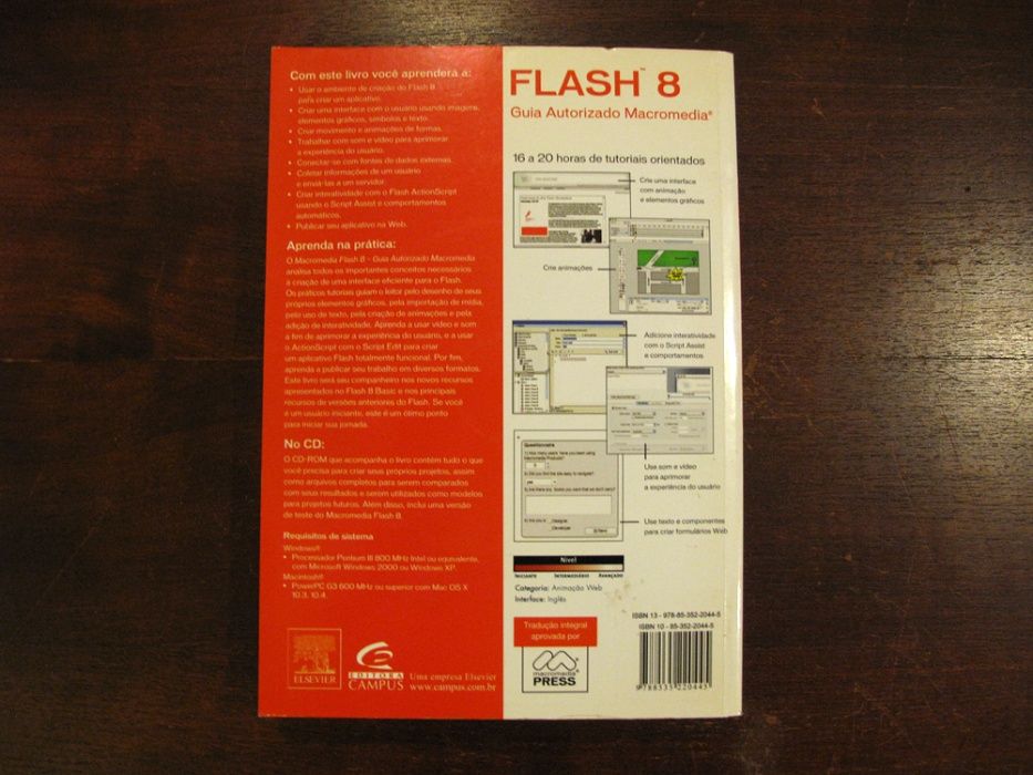 Livros de Design "Flash 8 - Macromedia" e "Web Design Index 6"