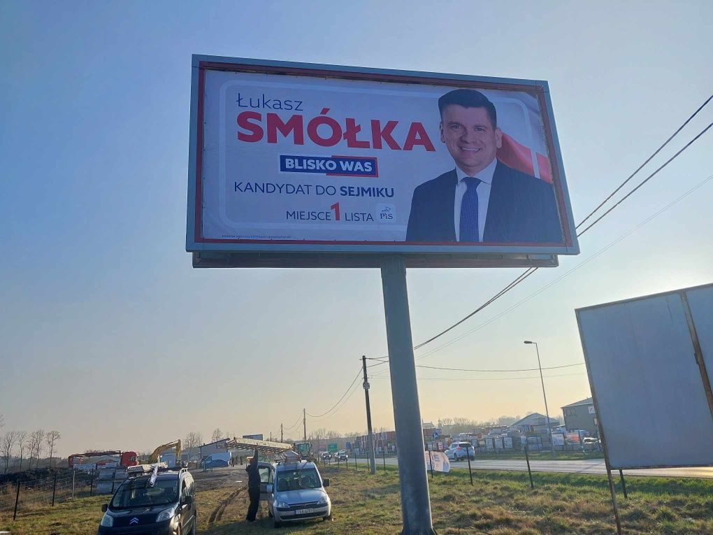 Bilbord reklamowy do wynajęcia miejsce na reklamę bilbordy Proszowice