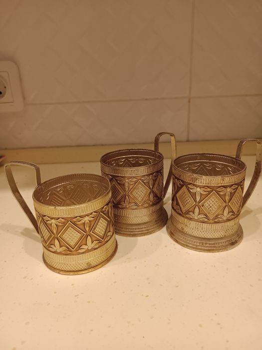 Подстаканник алюминиевый СССР