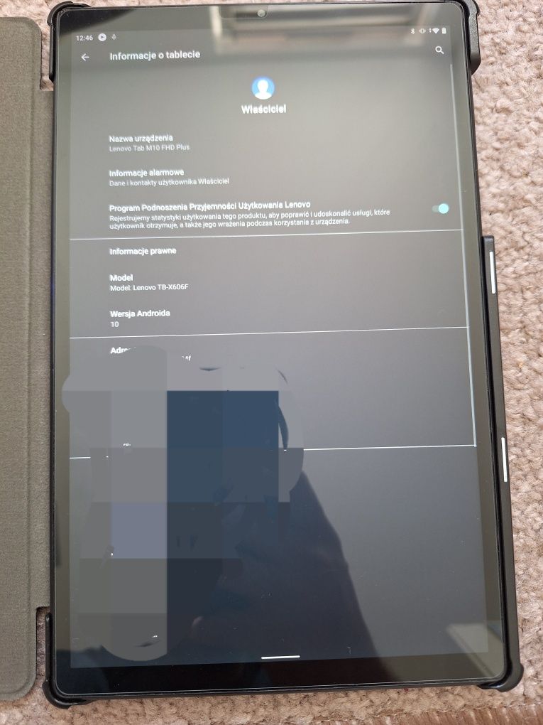 Tablet LENOVO TAB M10 FHD Plus