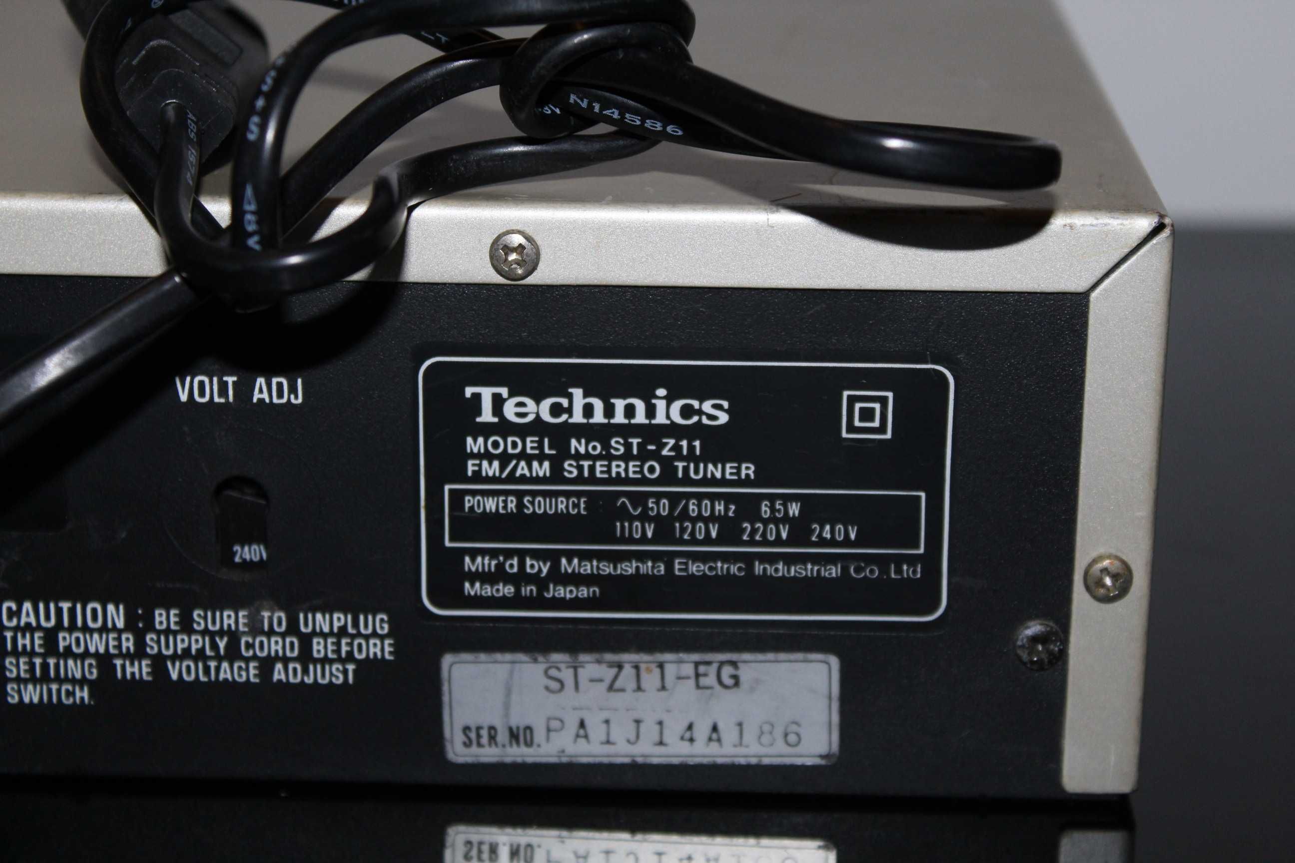 Technics ST-Z11 Tuner analogowy fm/am srebrny segment Japan Wysyłka