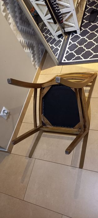 Krzesło z czasów PRL model M 38