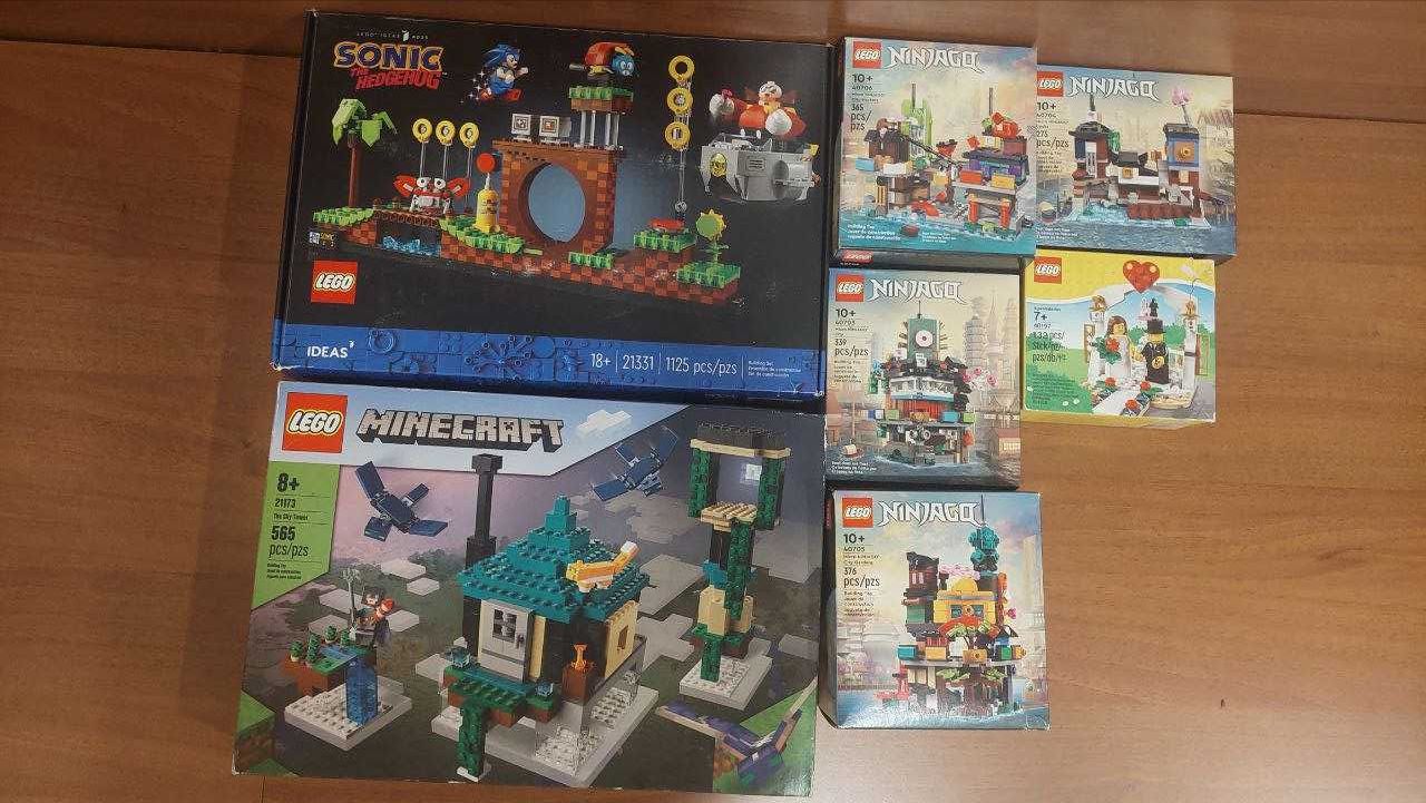 Lego ninjago,Marvel  Advent Calendar  та інші