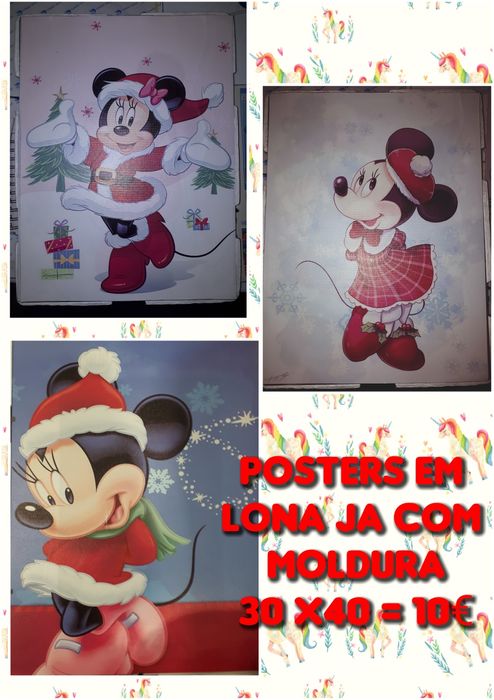 Varios posters em lona