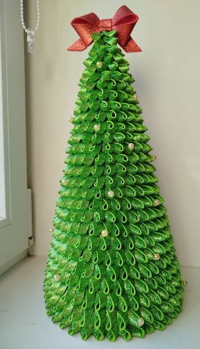 Новорічні ялинки з фоамірану