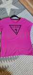 Guess T-shirt z nadrukiem kolor pink trip fuksja rozm. 170/176