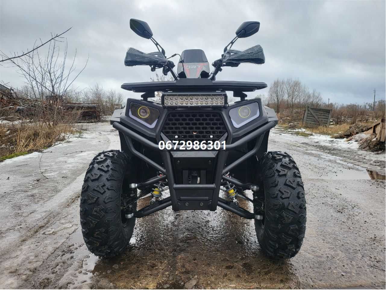 Квадроцикл Forte ATV 200 G PRO черний Форте доставка безкоштовна