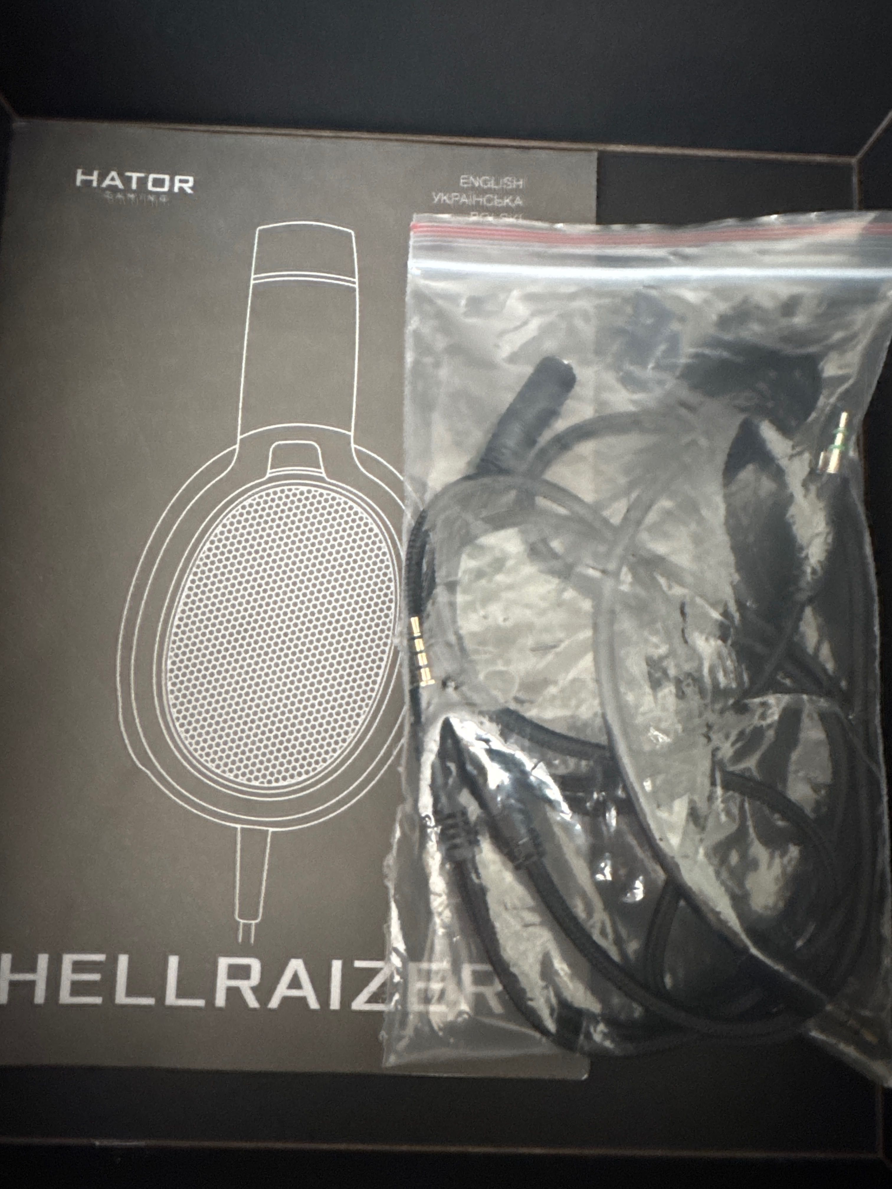 Супер Ігрові навушники провідні з мікрофоном HATOR Hellraizer PC