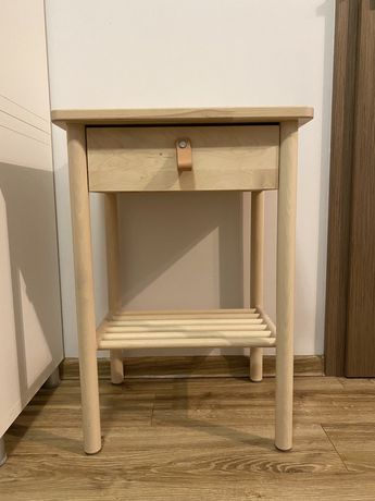 DWA stoliki nocne Ikea BJORKSNAS - lite drewno, stan idealny