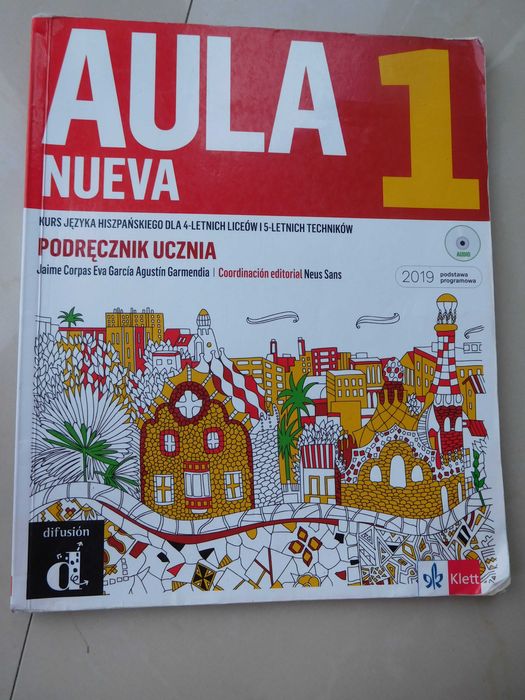 Aula nueva 1 podręcznik do hiszpańskiego +płyta