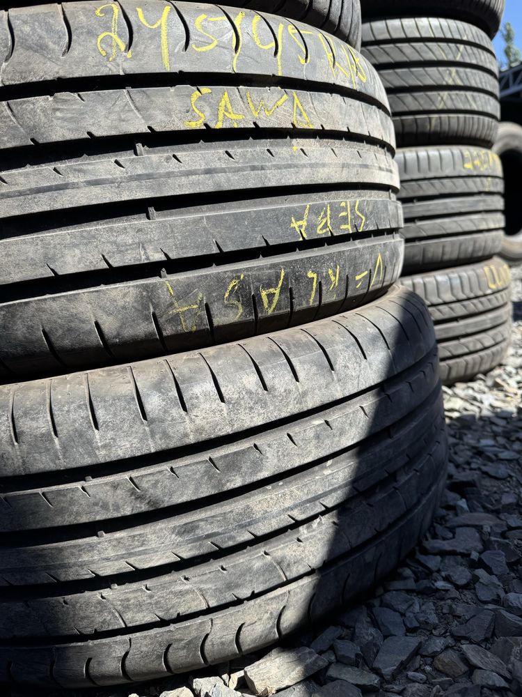 Шини 245/45 R18 Sava+Goodyear літо супер стан