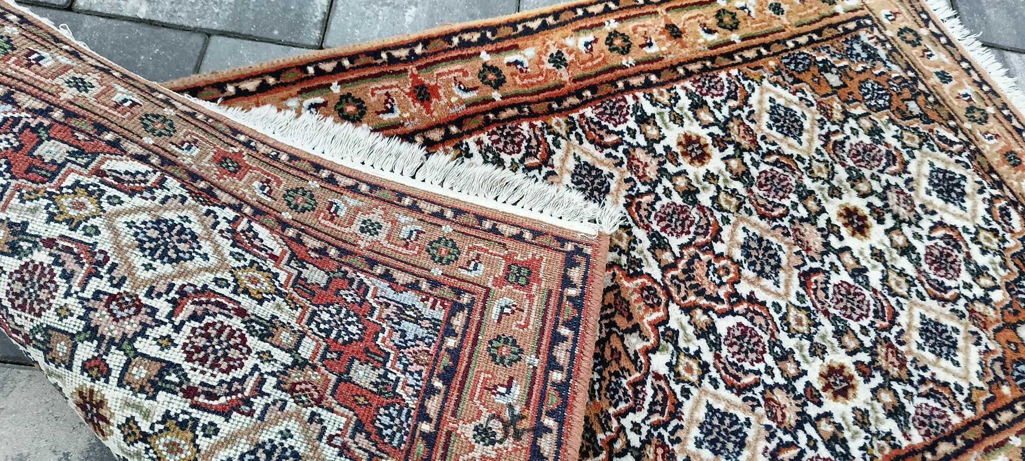 Ghanga ręcznie tkany dywan wełniany 148 x 69 cm wełna 100%