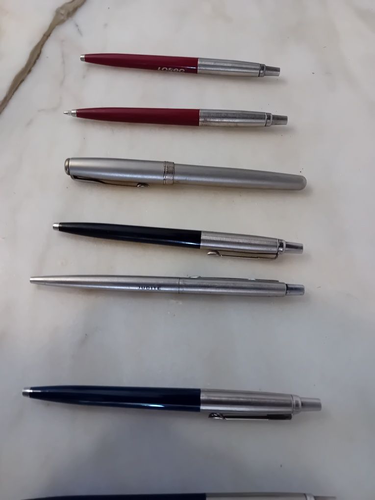 Conjunto de 7 Canetas Parker Diversas