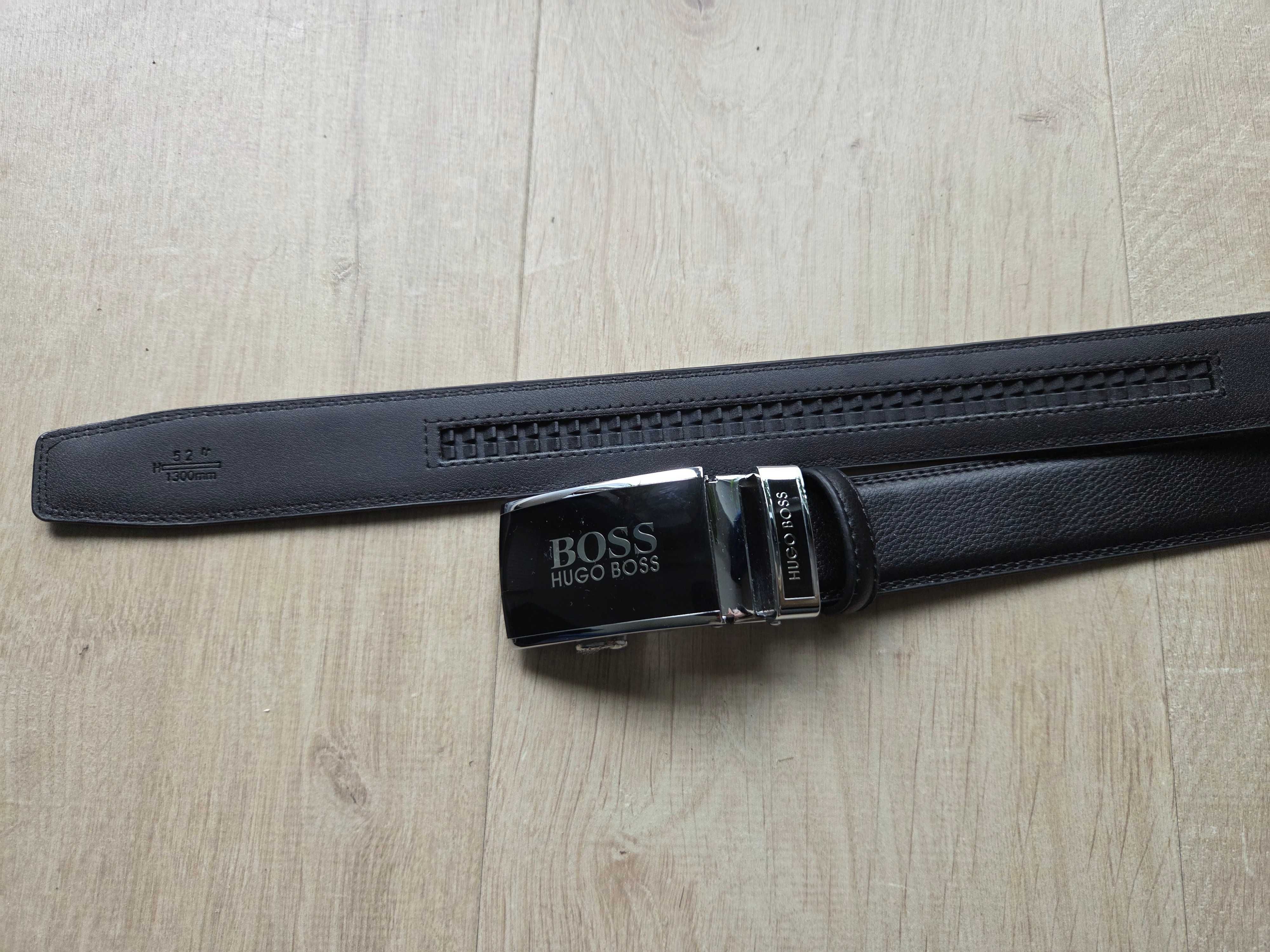 Pasek męski HUGO BOSS skórzany klamra