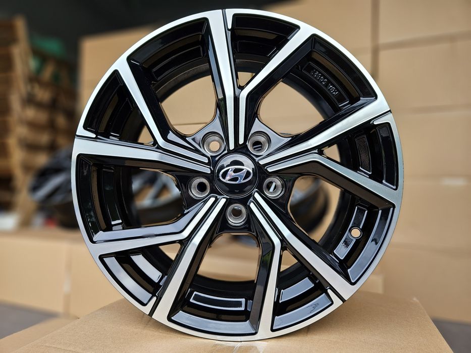 Hyundai 16 Nowe 5x114,3 Felgi i30 ix20 Elantra Kona ix35 Tucson Czarne