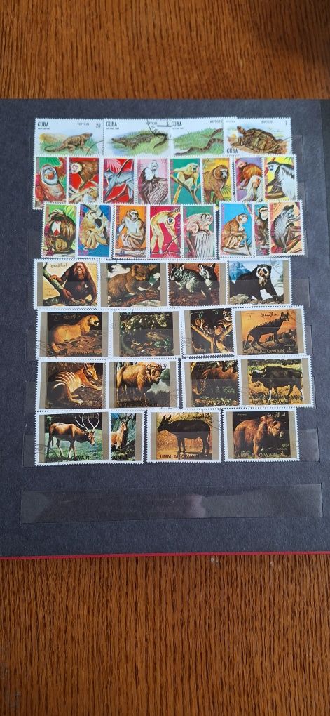 Stare znaczki pocztowe Zwierzęta