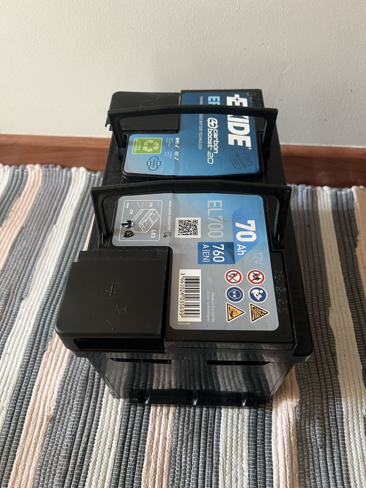 Bateria 12V 70Ah Exide Nova (Nunca usada) Start n Stop