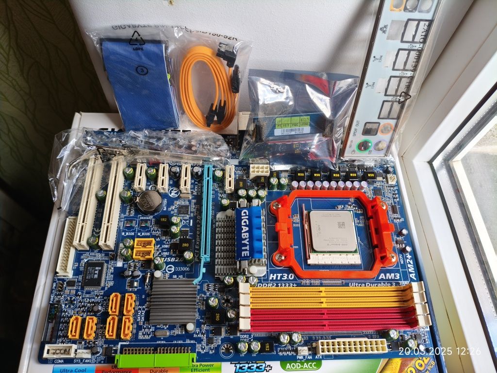 Продам, материнскую плату,процессор,ОЗУ,HDD