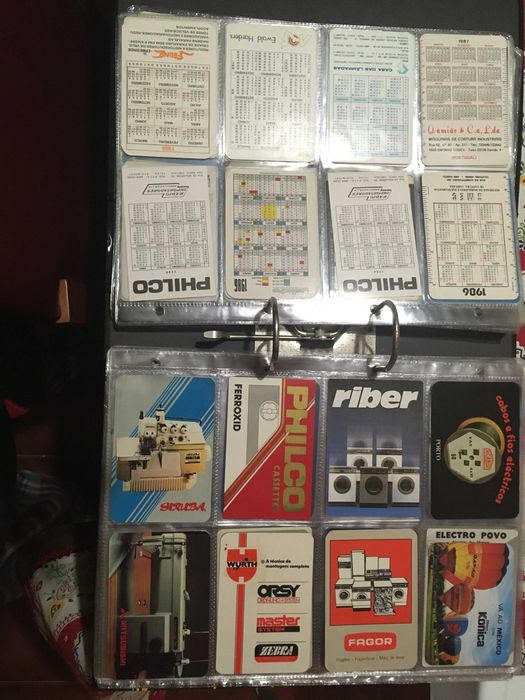 Colecção de 425 calendários raros