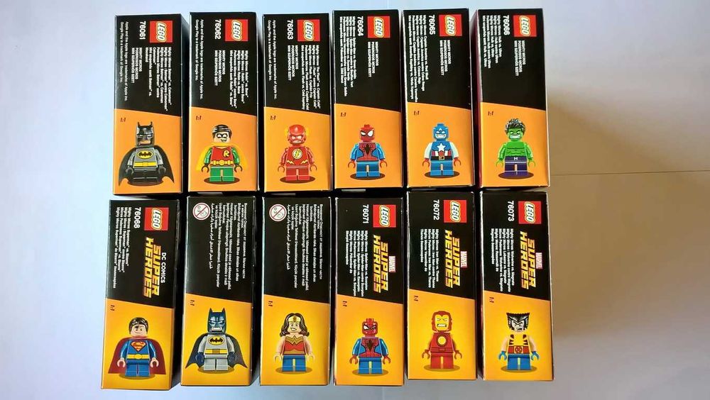 Lego Super Heroes Mighty Micros sets selados Lote vários