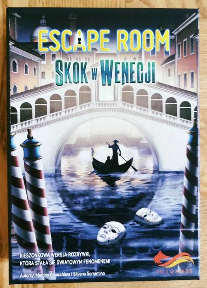 Escape Room Skok w Wenecji gra planszowa.