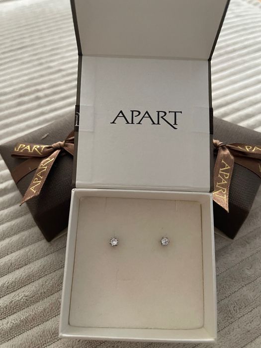 Kolczyki srebrne Apart