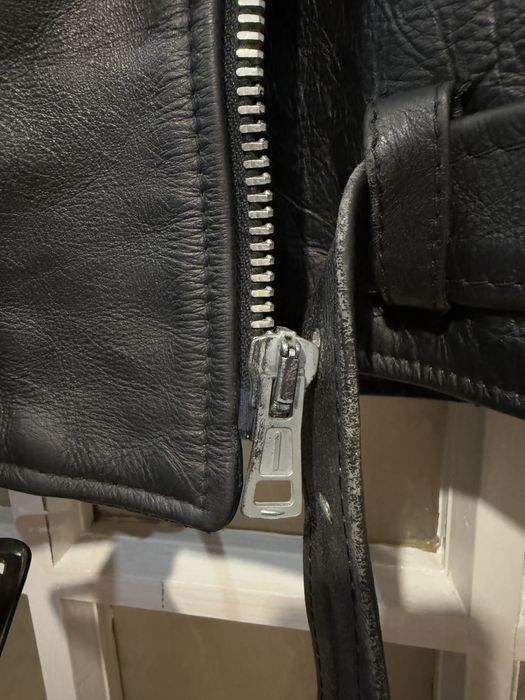 Вінтажна шкіряна куртка косуха тип Schott Perfecto панк гранж стиль