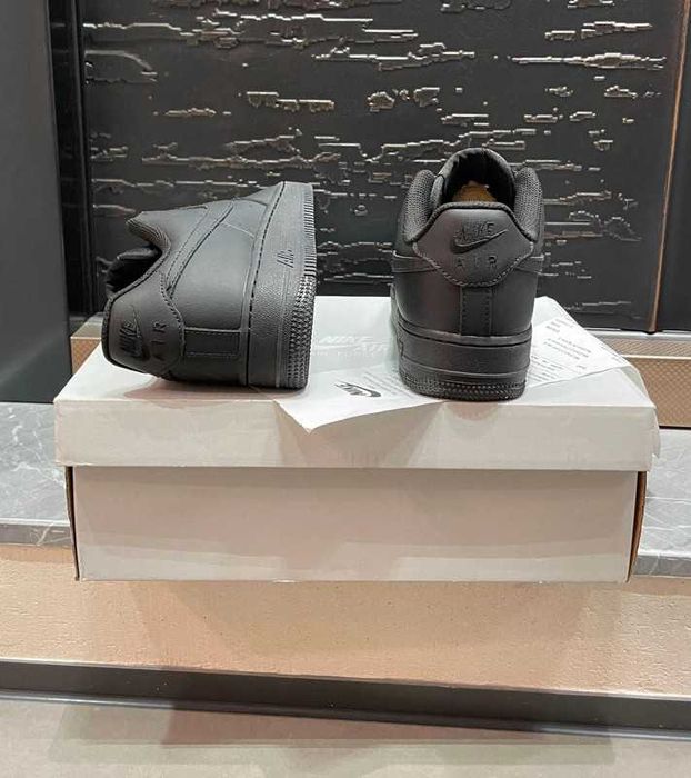 Buty Trampki Nike_Air_Force_1_Low_07_Black R.45