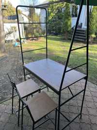 Stolik barowy+krzesla Ikea Haverud