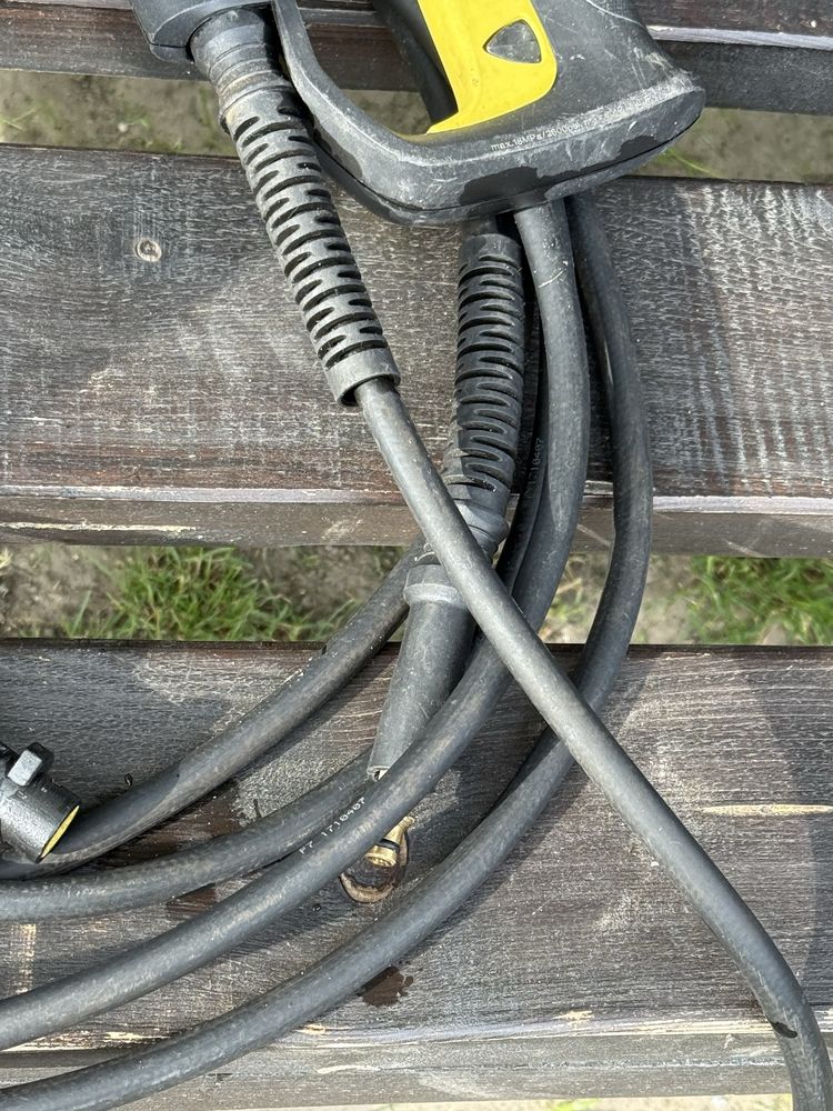 Pistolet karcher +wąż 10m+2 lance