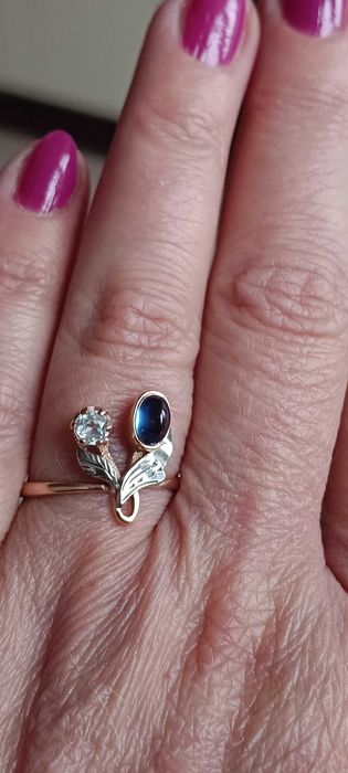 Złoty radziecki pierścionek, próba 583