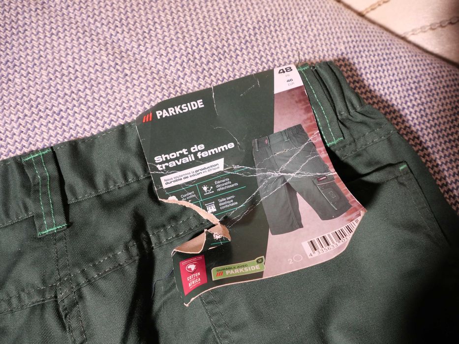 Шорти робочі parkside якісні розмір 46/48