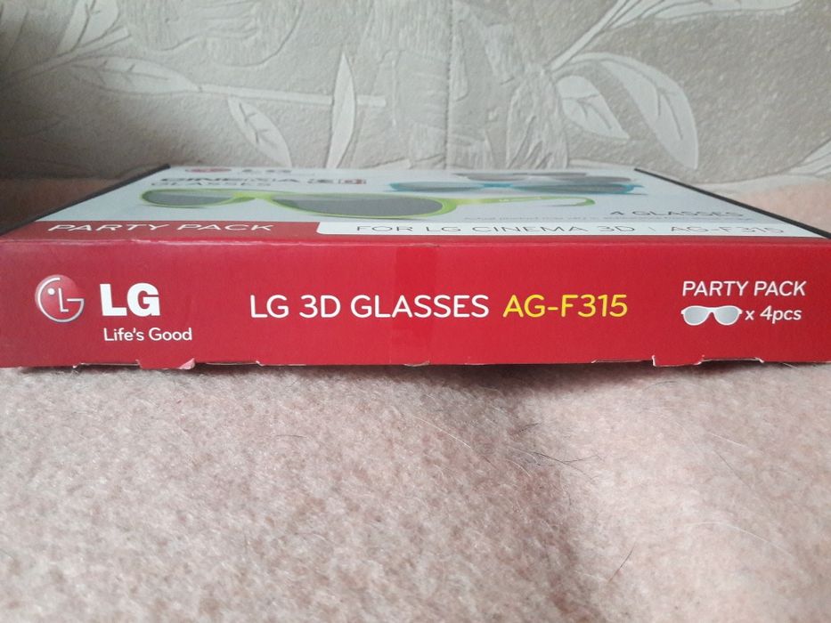 Okulary 3 D 4 szt