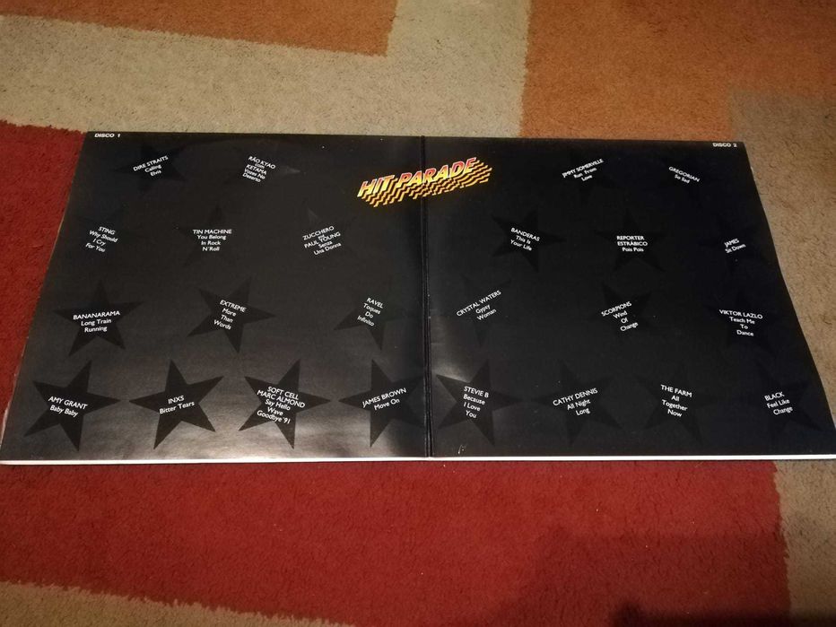 Vinil DUPLO - Hit Parade - Vários Artistas duplo 1991