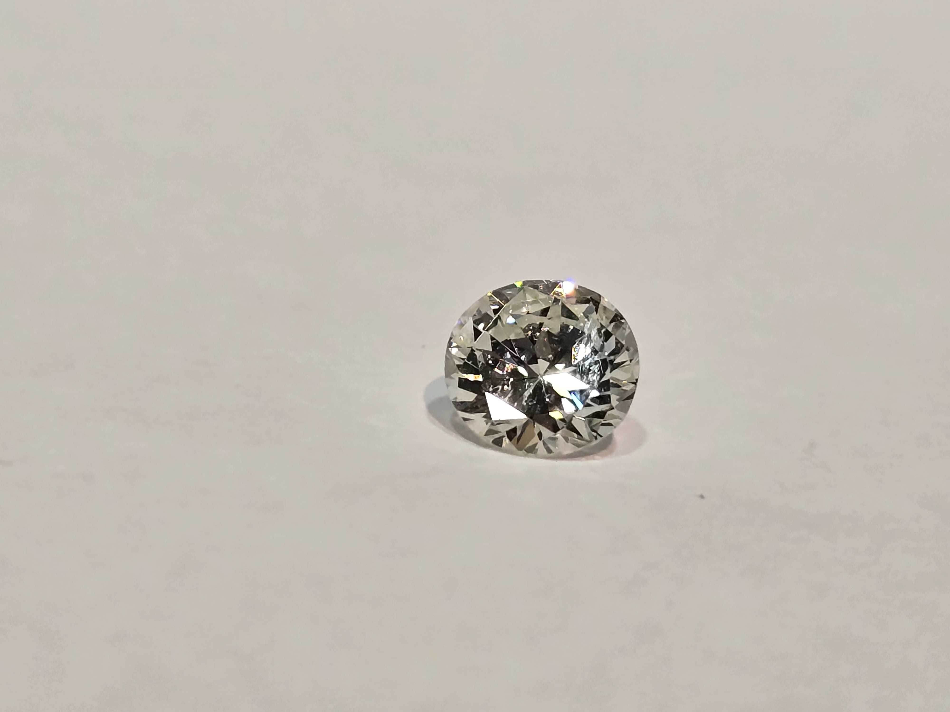 Diament 1.7 ct czystość VVS1 barwa K certyfikat