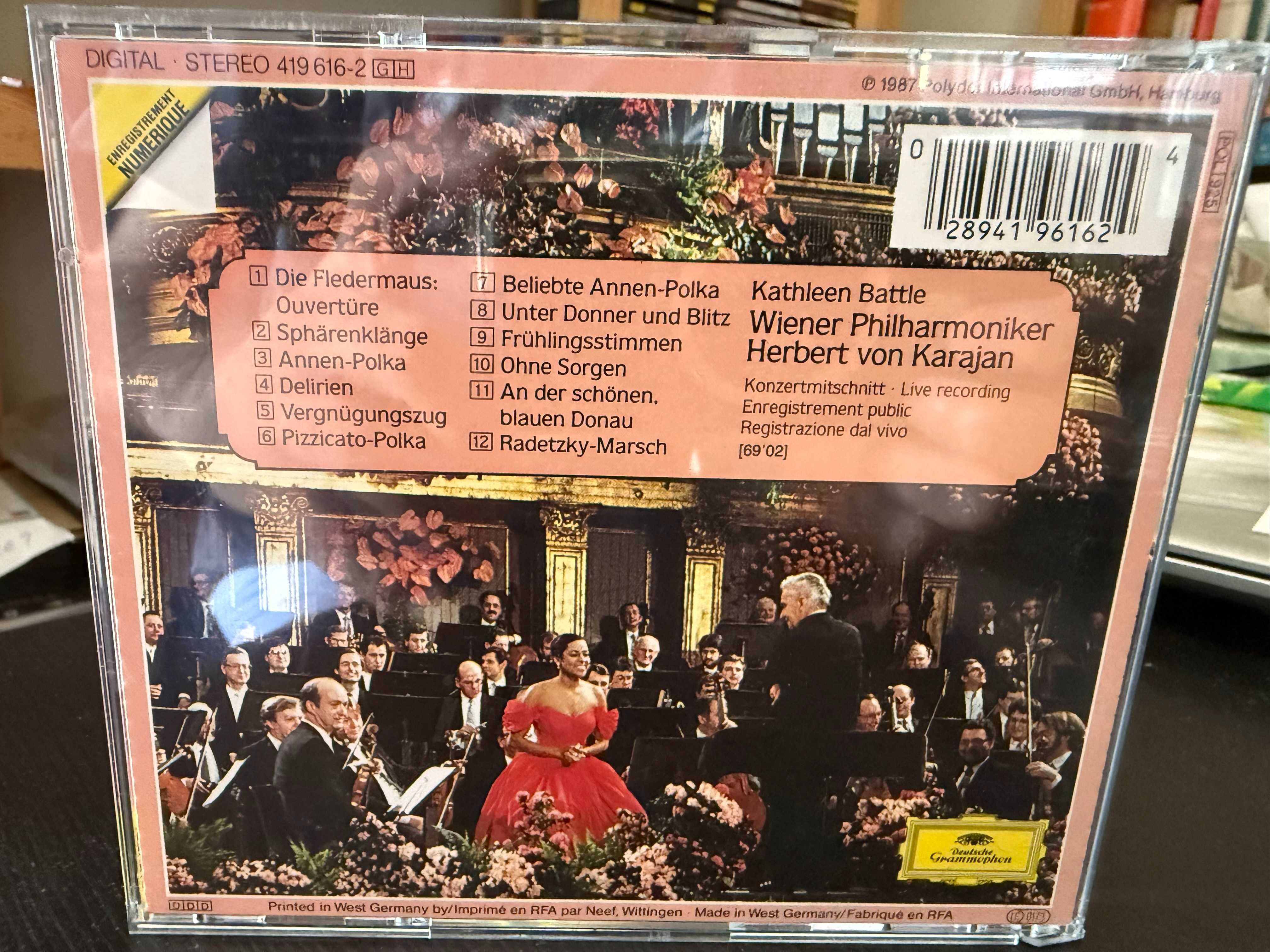 New Year's Concert 1987 – K. Battle, Wiener Philharmoniker, Karajan