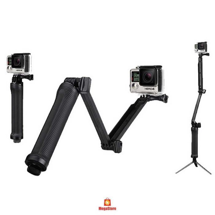 KIT XXL Universal Action Cam - 60 acessórios - 3 WAY STICK