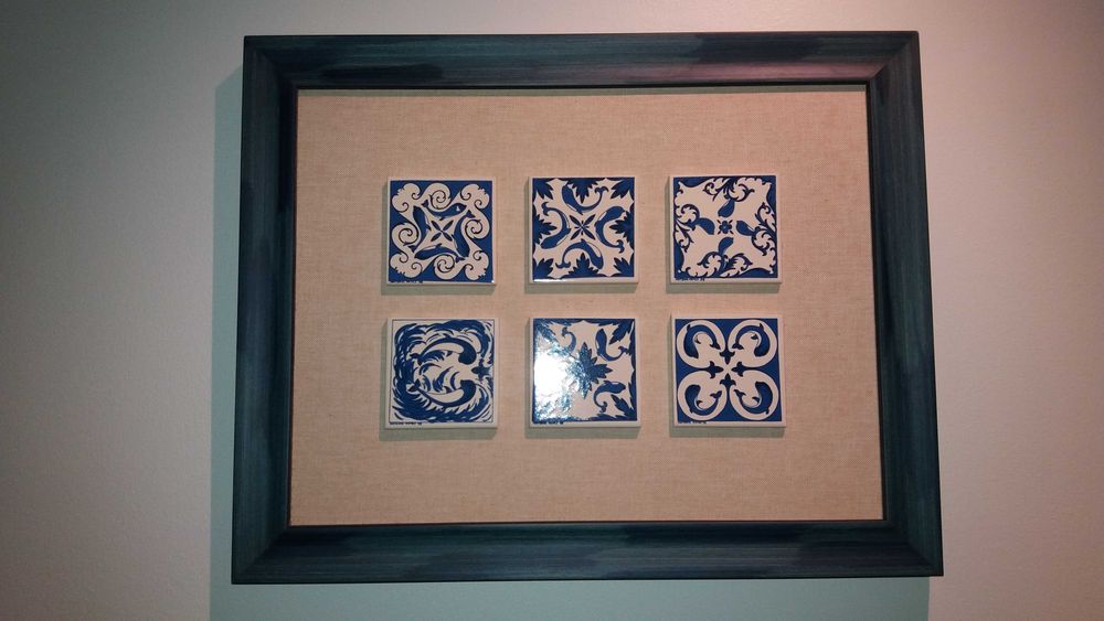 Quadro com azulejos motivos Expo 98.