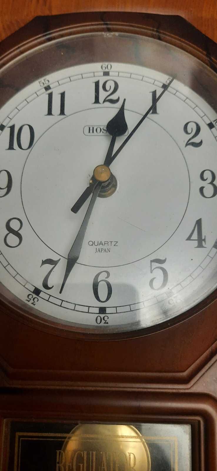 настенные часы HOSEKI Regulator QUARZ JAPAN Япония