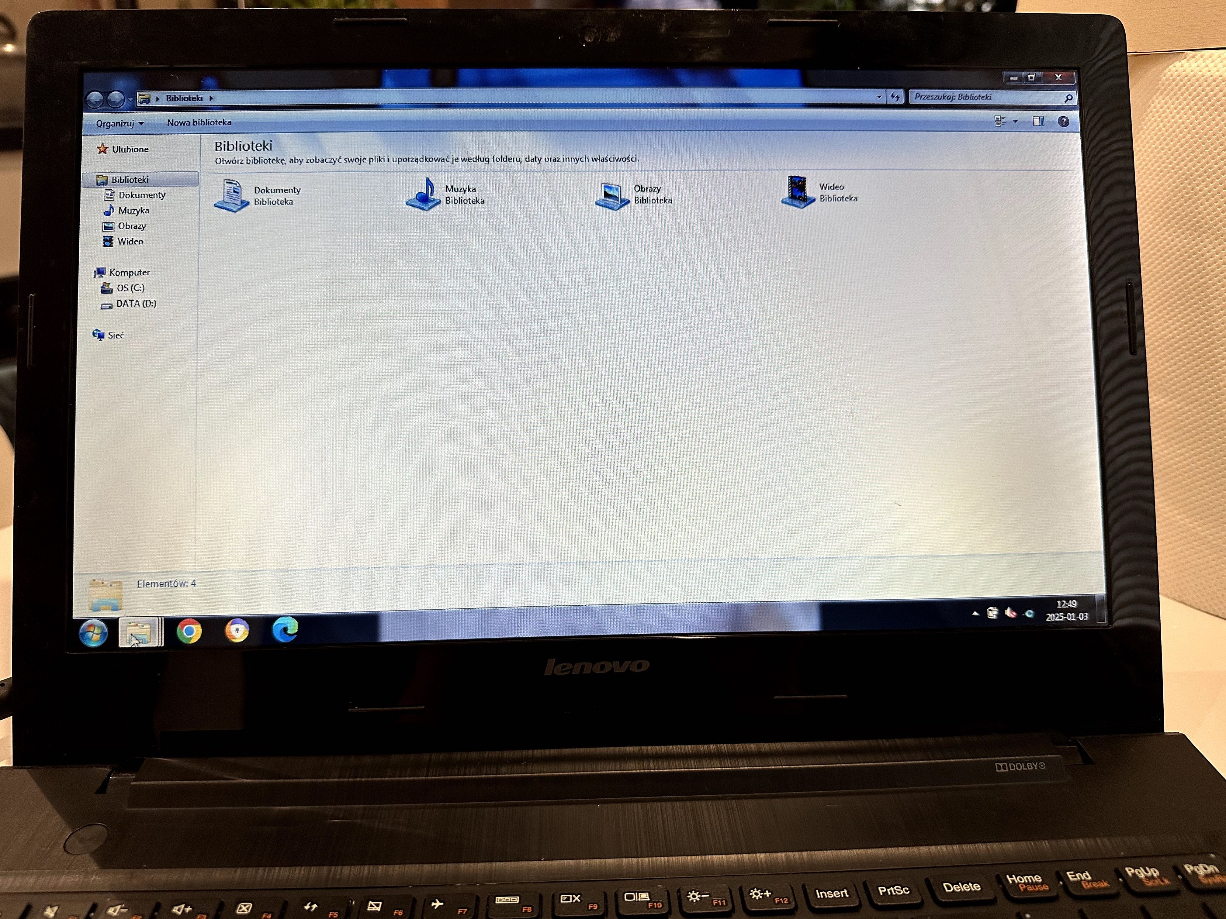 Lenovo 80G0 - laptop w dobrym stanie + ładowarka