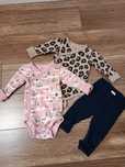 Body kopertowe panterka legginsy lindex 62 - 3 szt.