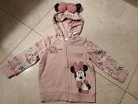 Bluza różowa, z kapturem, Minnie r. 80