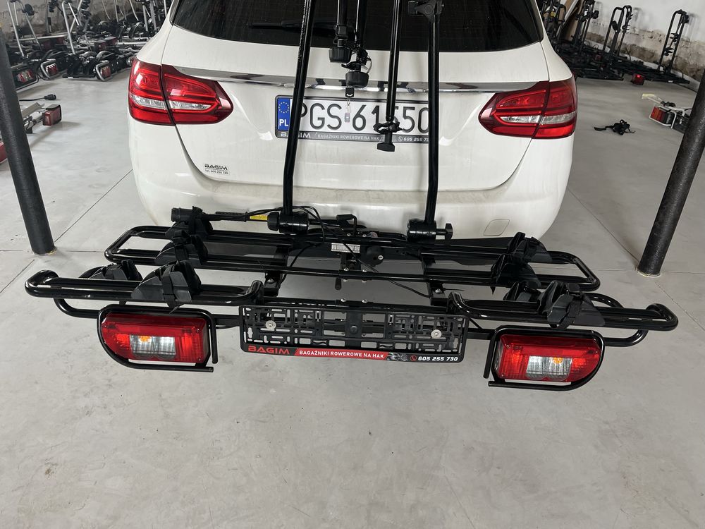 Bagaznik rowerowy na hak na 4 rowery MFT 80kg uchylny Thule