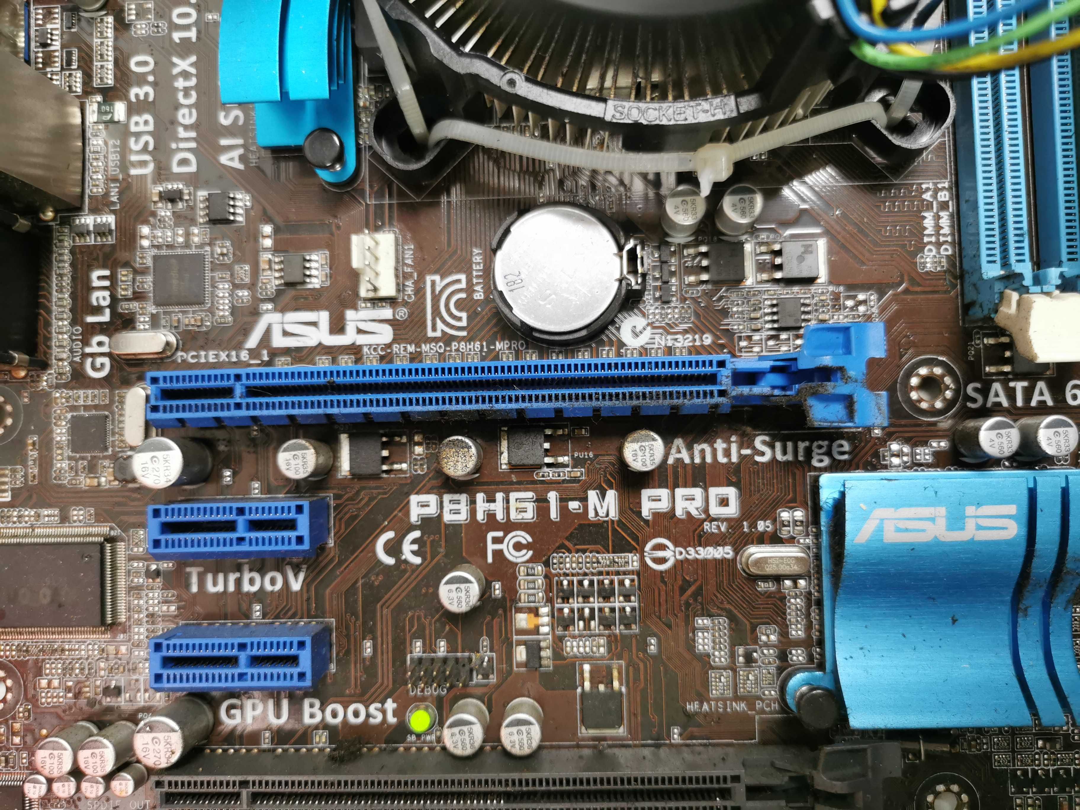 Płyta główna Asus P8H77-M Pro + i3 CPU