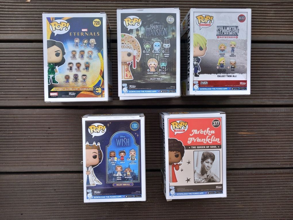 5 x Funko Pop Figurki Sersi Amaya Leota Areta Franklin