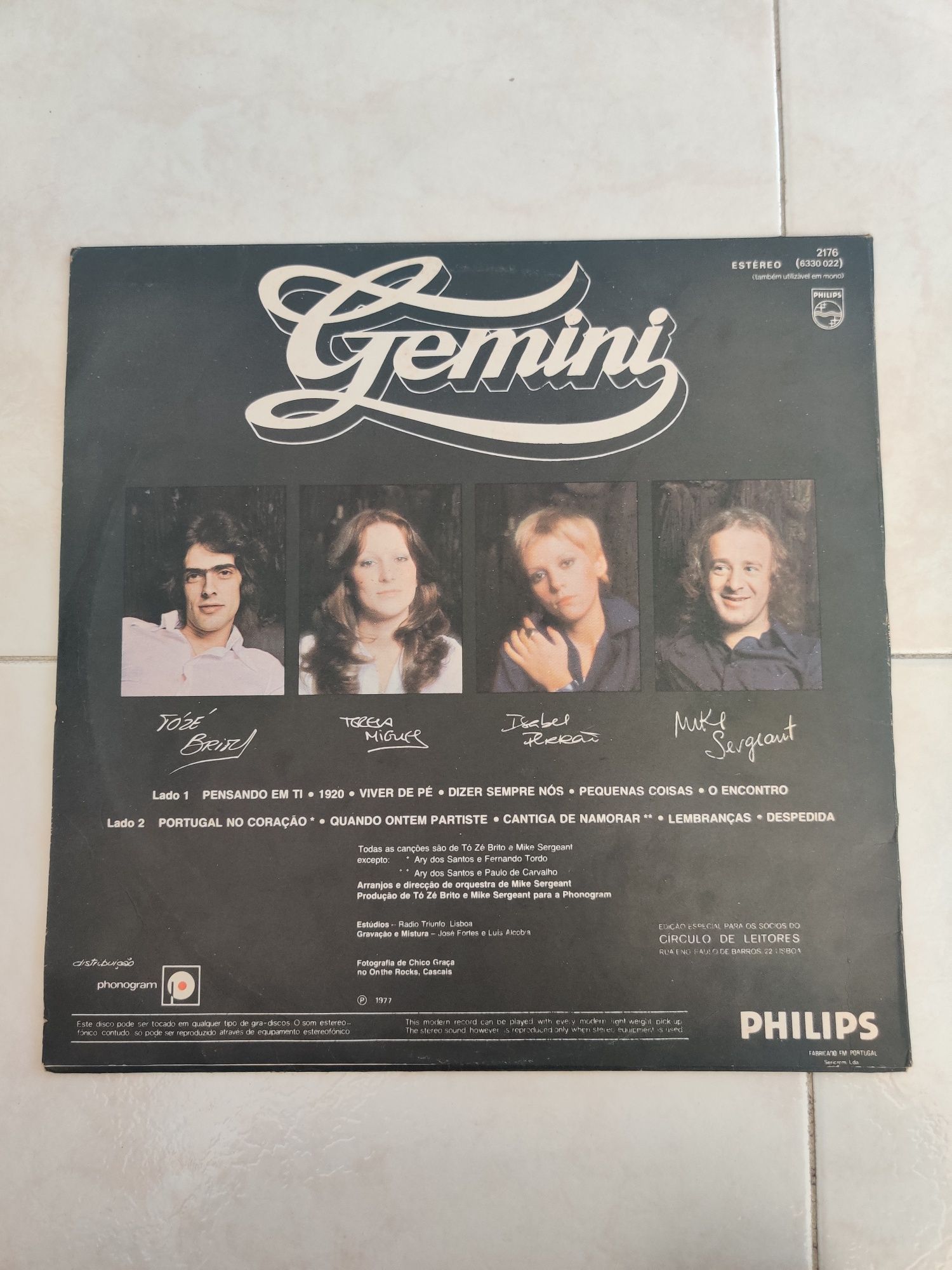 Vinil Gemini - Pensando em Ti