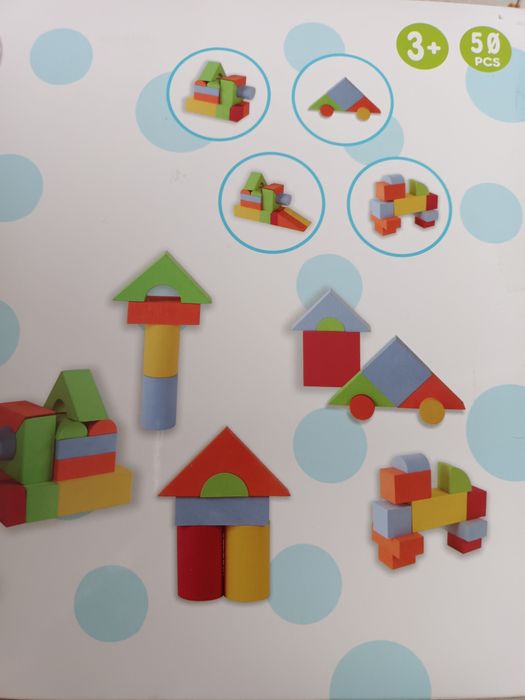 Klocki piankowe 78 sztuk