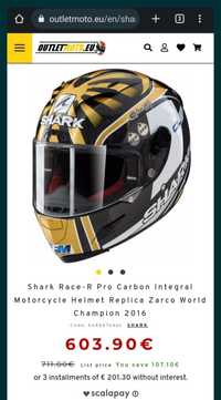 Capacete Shark Race R Pro Carbon Special Edition